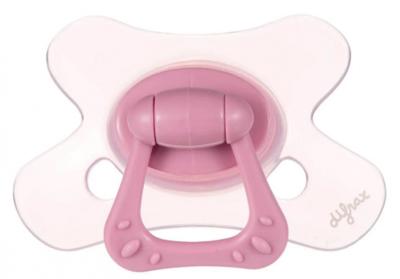 Difrax Fopspeen natural 12+ maanden bubble gum rose (1 st)