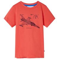 VidaXL Kindershirt 128 lichtrood - thumbnail