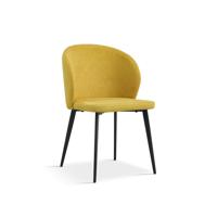 Stoel Lena Geel - Set van 4 - thumbnail