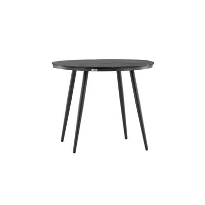 Nohr Ronde Bistrotafel 'Erikka' 90cm, kleur Zwart