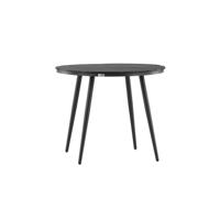 Nohr Ronde Bistrotafel 'Erikka' 90cm, kleur Zwart - thumbnail