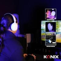Over-ear gamingheadset - KONIX - Nexus PS5 - 40 mm luidsprekers - Ingebouwde microfoon - 1,5 m kabel - thumbnail