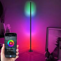 Tuya vloerlamp met dreamcolor ledstrip - Inclusief afstandsbediening - thumbnail