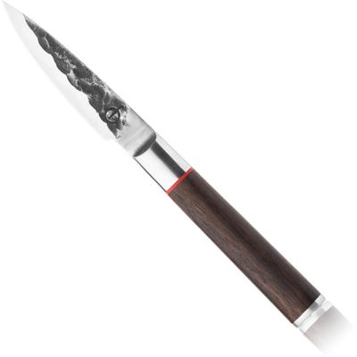 Groentemes - GESMEED - SEBRA - Japans 440C staal - Dalbergia houten handvat - L 8,5 cm