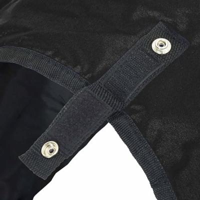 VidaXL Paardendeken donkergroen en zwart 85 cm polyester