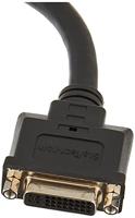 ⚘ DVI-I Dual Link Digital Analoge Port Saver verlengkabel M/F - DVI-I stekker op bus, 15,2 cm (6 inch) - 2560x1600 (DVIEXTAA6IN) - thumbnail
