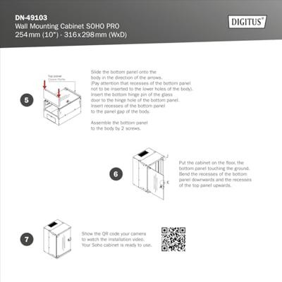 Digitus DN-49103 rack 9U Wandrek Zwart - thumbnail