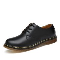 Garnalen huid Martin Boots casual schoenen voor mannen en vrouwen grootte: 45 (zwart) - thumbnail