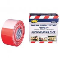 HPX Super Afzetlint | Wit/Rood | 80mm x 500m - BS80100 BS80100 - thumbnail