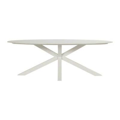 Hartman Ovale Tuintafel 'Xander' Keramiek, 220 x 120cm, kleur Wit