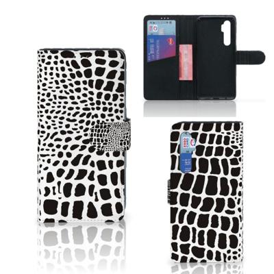 Xiaomi Mi Note 10 Lite | Telefoonhoesje | Met pasjeshouder | Slangenprint Xiaomi Mi Note 10 Lite | Telefoonhoesje | Met pasjeshouder | Slangenprint