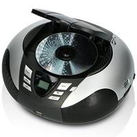 Lenco SCD 37 - Draagbare FM Radio met CD Speler - Ondersteunt CD, CD-R/RW en MP3 CD - Met Repeat Functie - Zwart - thumbnail