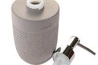 Zeepdispenser DKD Home Decor Grijs Cement Polypropyleen - thumbnail