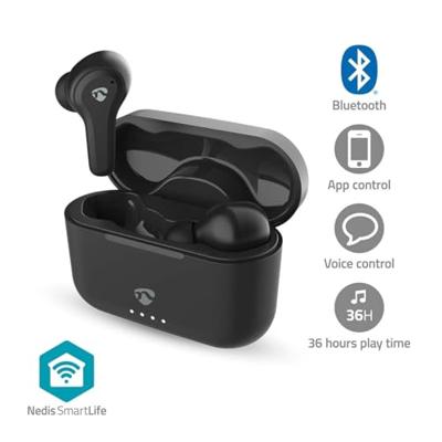 Volledig Draadloze Oordopjes - Hybrid (ENC + ANC) - Bluetooth - Maximale batterijduur: 36 uur - Aanraakbediening - Charging case - Draadloze oplaadcase - Ingebouwde microfoon