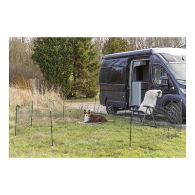 Trixie Mobiele omheining zwart 15 meter - thumbnail