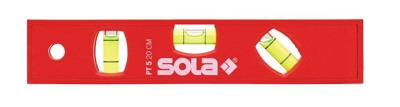 Sola Kunststof waterpas PTM5/20 blister, 20cm 3 libellen hobby rood magn. SB - 01430620 - 01430620