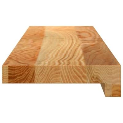 VidaXL Vensterbanken 2 st 70x15x2 cm massief eikenhout lichtbruin