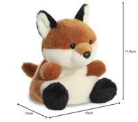 Palm Pals Vos knuffeltje - 13 cm - thumbnail