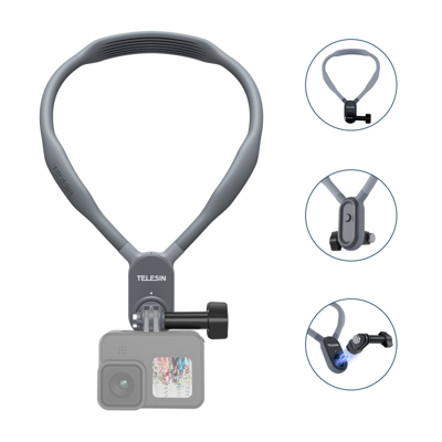 Telesin magnetische neck mount voor GoPro
