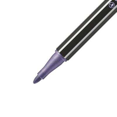 STABILO Pen 68 metallic, premium viltstift, metallic lila, per stuk STABILO Pen 68 metallic, premium viltstift, metallic lila, per stuk