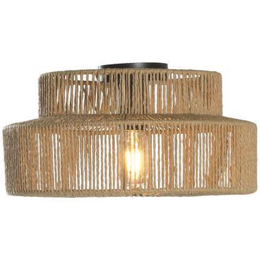 Plafonniere Willow - naturel papier - E27 - 18xØ35 cm