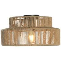 Plafonniere Willow - naturel papier - E27 - 18xØ35 cm - thumbnail