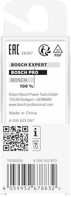 Bosch Accessories 2608629685 Vlakke frees