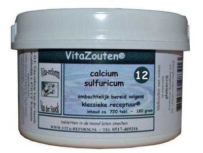 Vitazouten Calcium sulfuricum VitaZout nr. 12 720 Tabletten Vitazouten Calcium sulfuricum VitaZout nr. 12 720 Tabletten