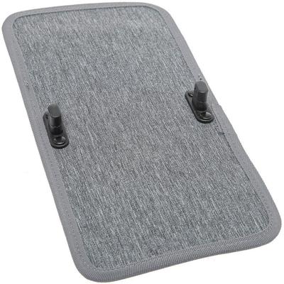 New looxs nova plate - grijs - fietsplaat voor nova double detachable fietstas