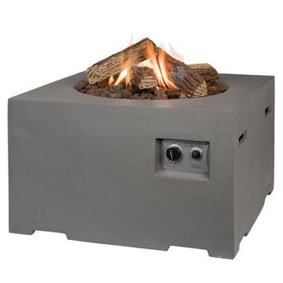 Cocoon vuurtafel vierkant taupe Cocoon vuurtafel vierkant taupe