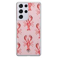 Samsung Galaxy S21 Ultra siliconen telefoonhoesje - Lobster all the way - thumbnail