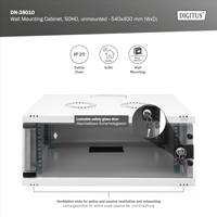 Digitus DN-38010 rack 4U Wandrek Grijs - thumbnail
