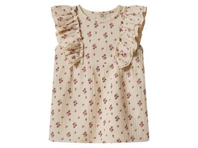 lupilu Mousseline baby jurk (Crème, 62/68)