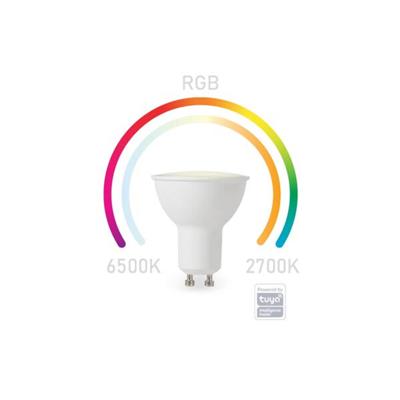 Smart wifi rgb-lamp koudwit & warmwit gu10 Velleman - Velleman