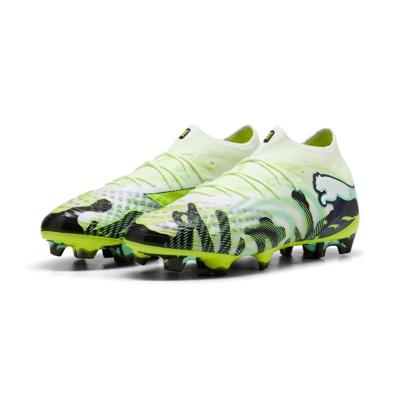 PUMA Future 9 Ultimate Creativity Gras Voetbalschoenen (FG) Groen Zwart Wit
