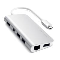 Satechi ST-TCMM8PAS USB-C dockingstation - thumbnail