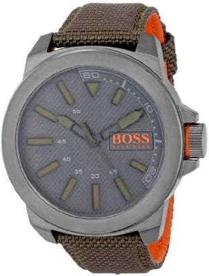 Horlogeband Hugo Boss Orange 659302530 / HB.221.1.34.2626 / 1513009 Leder/Textiel Multicolor 24mm Horlogeband Hugo Boss Orange 659302530 / HB.221.1.34.2626 / 1513009 Leder/Textiel Multicolor 24mm