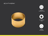 ECHTWERK Tafel accessoires (servetringen "rond" gemaakt van ede, Goud, 4-delig) - thumbnail