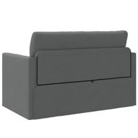 Slaapbank Donkergrijs 124 x 71 x 78 cm Stof - thumbnail
