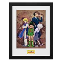 Hunter X Hunter Framed Print - Key Art Map - thumbnail