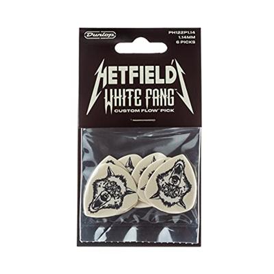 Dunlop PH122P114 Hetfield's White Fang 1.14 mm (6 stuks)