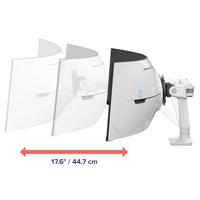 Ergotron HX mit VHD Pivot Tafelbeugel voor monitor Aantal monteerbare displays: 1 Display(s) 144,8 cm (57) Wit In hoogte verstelbaar, Kantelbaar - thumbnail