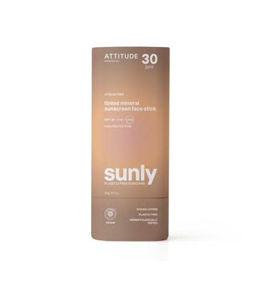 Attitude Sunly SPF30 Tinted Sunscreen Face Stick