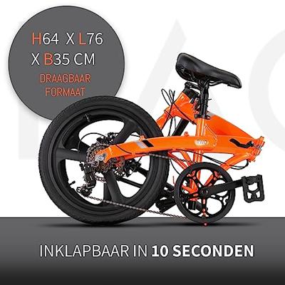Pacto Two 20 inch Vouwfiets 6v