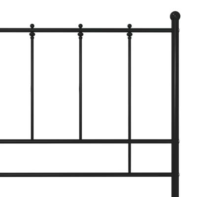 Bedframe metaal zwart 120x200 cm Bedframe metaal zwart 120x200 cm