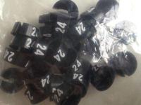 MB zwart/wit 24 voor op kledinghanger - thumbnail