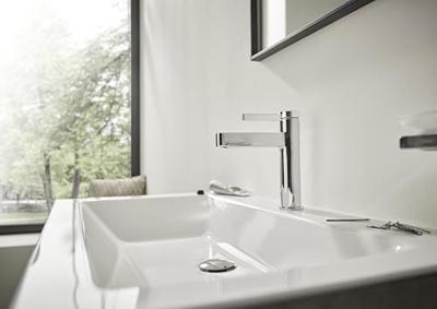Hansgrohe Wastafelmengkraan Finoris Eengreeps 110 met PushOpen Waste Chroom - thumbnail