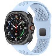 Siliconen sportband Holes Style - Lichtblauw - Samsung Galaxy Watch Ultra 47mm - thumbnail