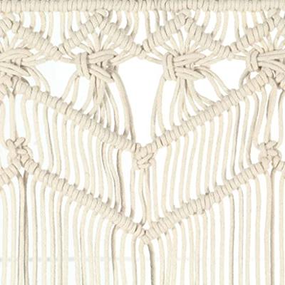 VidaXL Gordijn macramé 140x240 cm katoen VidaXL Gordijn macramé 140x240 cm katoen