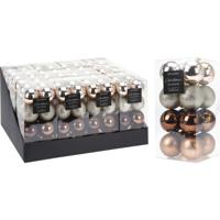 Kerstballen 16 Stuks Goud/bruin - thumbnail